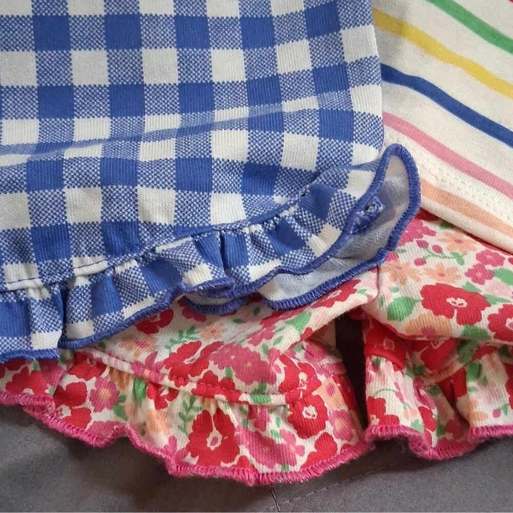 Wonder Nation 4T 4pc Cotton Outfit Set, 2 Tees & 2 Shorts Spring/Summer.